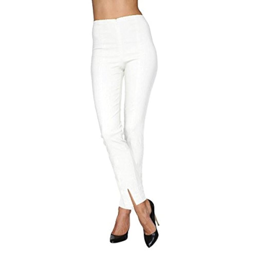 Mesmerize Pants with Front Ankle Slits and Front Zipper (4