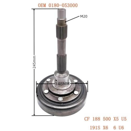 Boîtier embrayage CF500 de haute précision pour moteur CF188 - 2