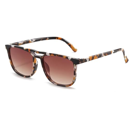 Lunettes de soleil rétro à double ponts idéales pour vos terrasses d'été et sorties urbaines