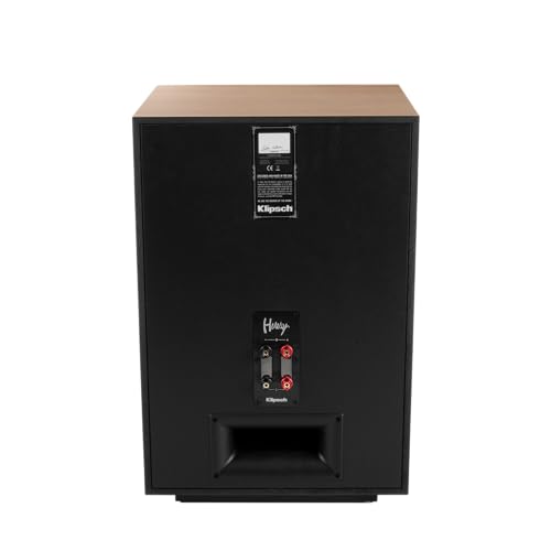 Image of Klipsch Heresy IV Heritage Premium Floorstanding Horn-Loaded Speakers in Red Oak- Pair