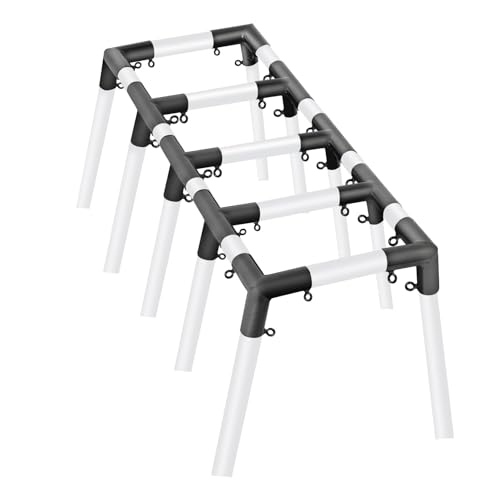 Aoneky 1 3/8 Inch Trapezoid Baseball Batting Cage Frame Corner Kit -Fit 1