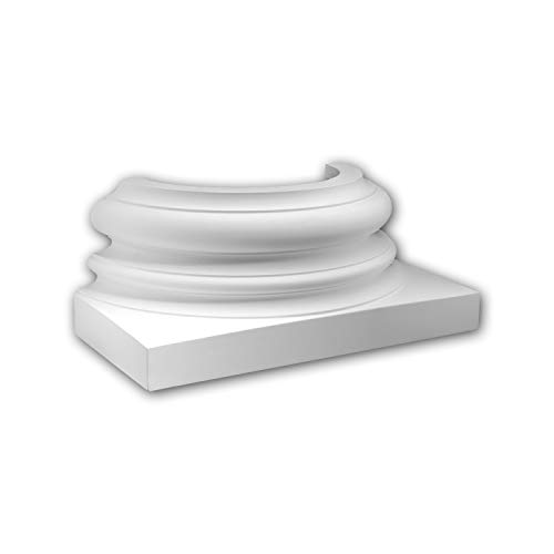 Zócalo de media columna para decoración de paredes de espuma Profhome 1