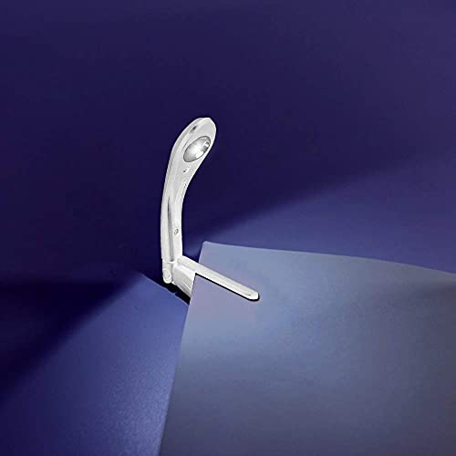 Portable Led Pocket Book Light With Adjustable Angle, White - Lot Of 3 #TOP4