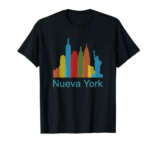 Nueva York, NYC Estatua de la Libertad Lindo Retro Vintage Gráfico Camiseta