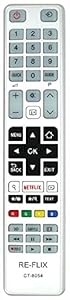 Re-Flix Fernbedienung CT-8054 passend für Toshiba TV 58U2963DG