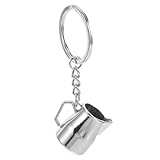 Porte-clés pichet latte art - comme merveilleux pour votre membre, le porte-clés est pratique et pratique à utiliser, adapté aux femmes, aux filles, aux porte-clés de sac