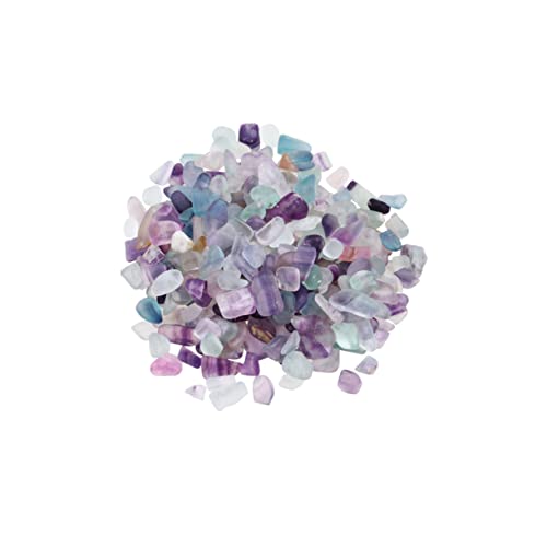 LIOOBO 1 セット 天然水晶蛍石 水槽用石 水族館の蛍石 水槽の付属品 魚 水槽の宝石 装飾的な水族館の石 水族館の装飾砂利 水族館の転落石 水族館の砂利 水槽用の宝石 石の装飾