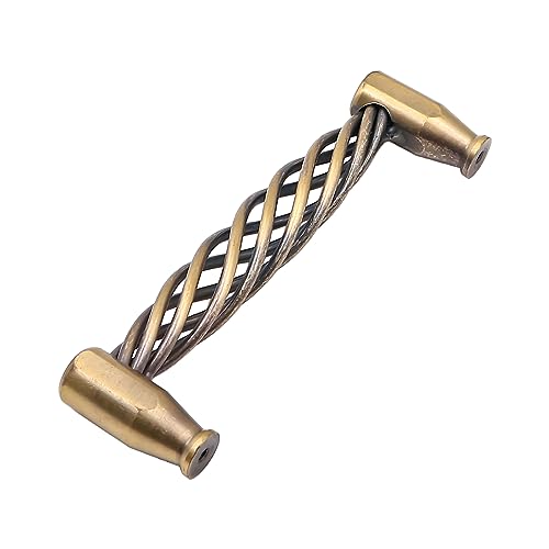 ZONADAH Set of 4 Traditional Drawer Cabinet Handle, Hole Distance 128mm, Metal Bird Cage Furniture Door Pull Handles - Image 4