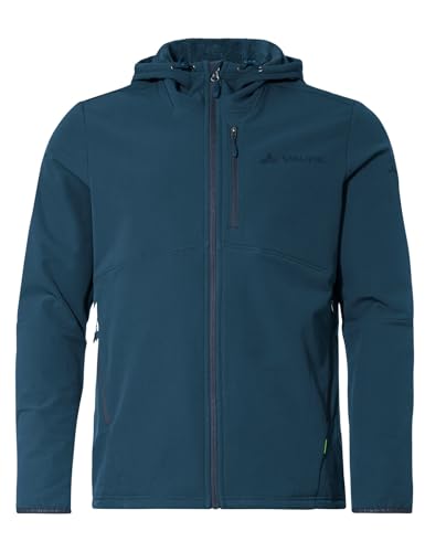 VAUDE Herren Fleecejacke Elope Stormfleece Hoody, windabweisend, mit kuschelig weicher Innenseite, leicht und atmungsaktiv, baltic sea, L