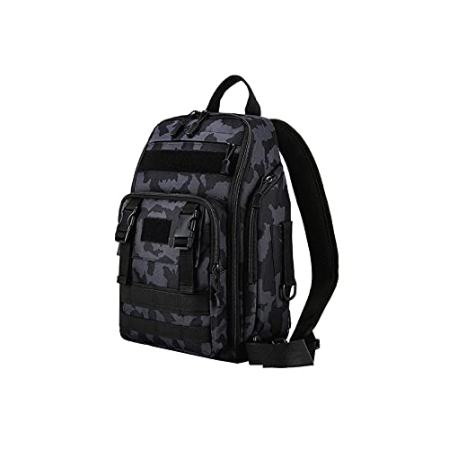 Messenger Bags Men Military Tactical Fishing Shoulder Bag Camping Hiking Sports Trekking Climbing Crossbody Outdoor Chest Bag For Male(C)