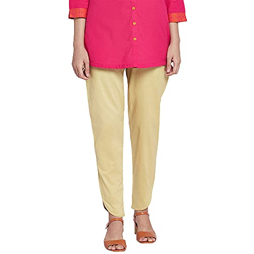 Image of GO COLORS Women Mid Rise Cotton Dhoti Pant