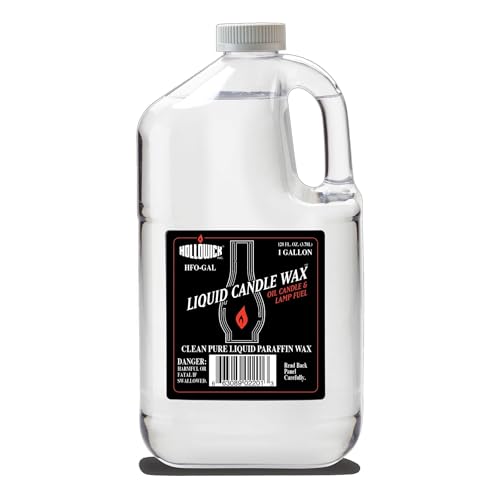 Hollowick Liquid Paraffin Lamp Oil 99% Pure No Odor or Smoke One Gallon