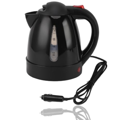 Hervidor eléctrico para auto 12V 1L acero inoxidable miniatura 1