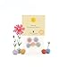 Nachhaltiges Mitbringsel: 5 bunte Blumenmurmeln | Farbenfrohe Seedbombs mit Wildblumensaatgut | Geschenk für Freunde, zur Aufmunterung, als Dankeschön & Sonnige Grüße | 100% ökologisch