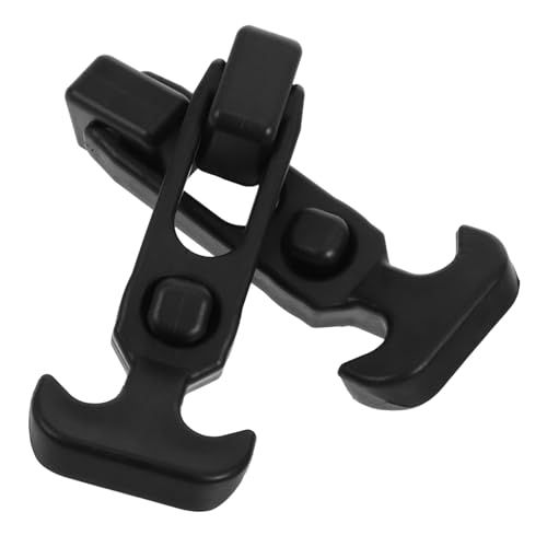 Uonlytech Engine Hood Latch 2 Pack Rubber Buckle Latches for Slam Latch Heavy Duty Tool Box Vibration Pro