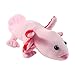 Allsmart Axolotl - Juguete de peluche de 30 cm, almohada axolotl rosa para niños, juguete de peluche largo Axolotl