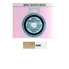 Clover Mini biais rapide doré thermocollage précis 9m