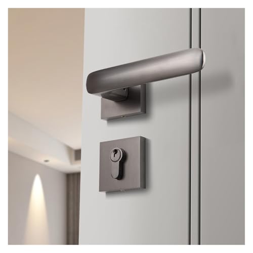 Evita ruidos con la cerradura de puerta interior silenciosa de cobre macizo para madera 6