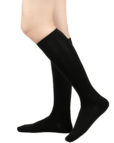 Womens Knee High Socks Long Socks for Women Athletic Sports Thigh High Stockings Casual Striped Tube Socks for Women2