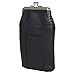 Leather Cigarette Case Pack Holder Regular or 100's Lighter Pocket by Leatherboss (Black)