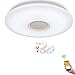Produktbild Musik-Deckenleuchte, LED-Deckenleuchte Erröten-Einfassung Light Music mit Bluetooth-Lautsprecher für Kinderzimmer Schlafzimmer Wohnzimmer Runde,50cm
