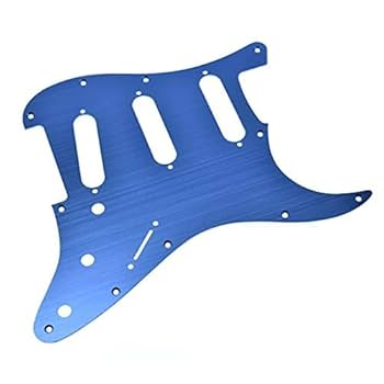 Amazon | ピックガードギター SSS 11 穴金属アルミニウム陽極