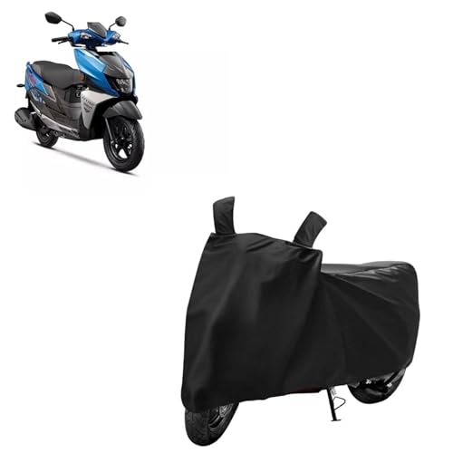 Image of Kerwa Waterproof Bike Cover Compatible with Suzuki Avenis 125 | Dust Proof, UV-Resistant, Mirror Pocket with Windproof Buckle Strap