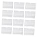 LALAFINA 60pcs Price Tag Label Metro Shelves Label Holder Shelf Price Sign Holder Retail Store Accessory Retail Price Label Transparent Label Holder Food Labels PVC Hanger Clip Double Line