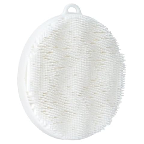 Exfoliating Silicone Body Scrubber Shower Brush-Soft Silicone Exfoliating Shower Brush, Food-Grade Bath Scrubber, Friendly Shower Scrubber for Body Massage Cover