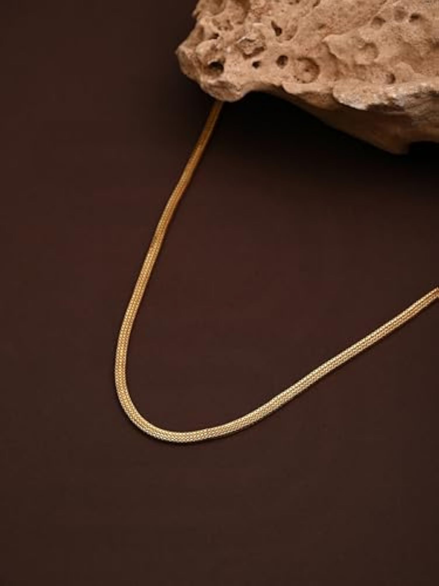 23-Inch Gold-Plated Chain Combo for Men & Women, Classic Design