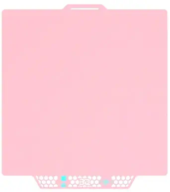 BIQU CryoGrip Pro Glacier Pink Compatible with Bambu-Lab P1S/P1P/P2S/X1C/X1E/A1 3D Printers 257x257MM Panda Build Plate Double Sided Upgrade Removable Surface Platform