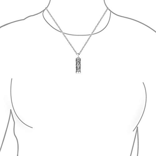 Bling Jewelry Hanukkah Magen Judaic Hamsa Hand, Star Of David Magen, Mezuzah Pendant with Parchment Scroll, Kabbalah Menorah Necklace For Bar Bat Mitzvah For Men Women .925 Sterling Silver2