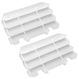 M MATI Radiator Shrouds Guards Louvers 2PCS for Kawasaki KX125 1997-2005 KX250 1997-2004 14037-1310-RZ 14037-1179-RZ 14037-1257-RZ
