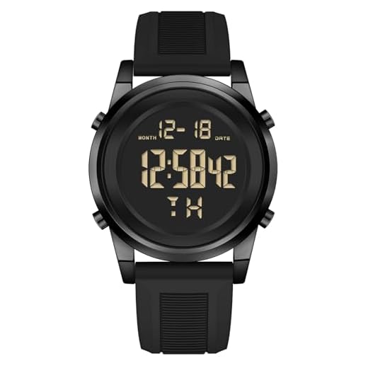 MONDISOLT Military Black Waterproof Sports Wrist Watches for Men Digital Tactical Mens Sport Watches Waterproof Military