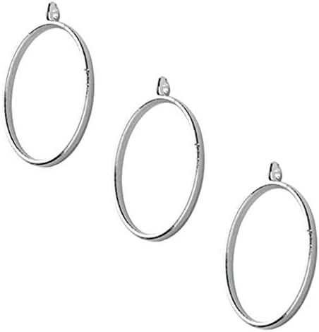 30 Pcs Round Open Back Bezel, Zinc Alloy Round Frame Pendant Charms for DIY Resin Jewelry Making 25mm