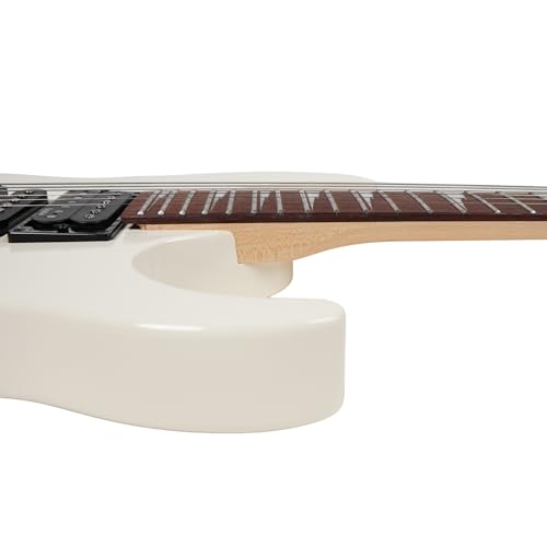 Image of SEIB370 Electric Guitar, HSH Pickups, Basswood Body, Rosewood Fingerboard (White)