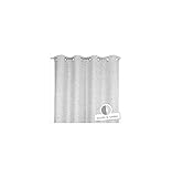 Cortina opaca con ojales Ideal para habitaciones infantiles La cortina cuenta con ojales y está elaborada en un tejido compacto y opaco Esta cortina opaca tiene muy buena caída Es aislante, protege del exceso de luz, del calor, del frío y de las miradas indiscretas Dimensiones: 140 x 260 cm 100% poliéster Acabado: 8 orificios redondos de 4 cm de diámetro, color plateado Marca: Atmosphera for Kids