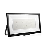 IP66 a prueba de agua:El proyector LED está fabricado con una robusta carcasa de aluminio fundido a presión y un cristal templado de 3,5 mm, con un excelente sellado para conseguir una clasificación de impermeabilidad IP66 para su uso en climas lluviosos o con nieve.