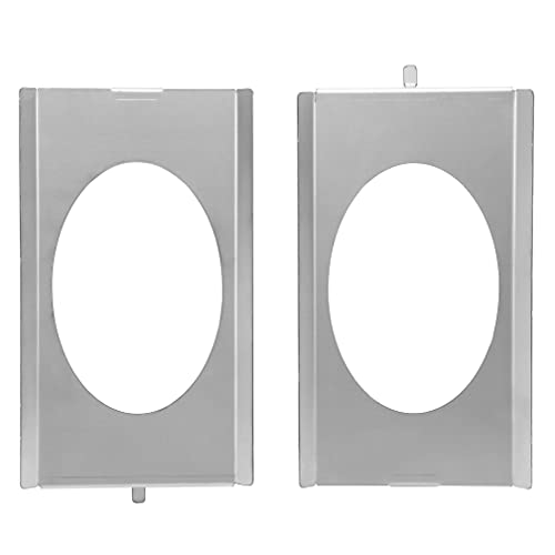 Behind Seat Speaker Brackets Squarebody Compatible with 1973 1974 1975 1976 1977 1978 1979 1980 1981 1982 1983 1984 1985 1986 1987 Chevy GMC C10 Single Cab or Crew Cap Pickup fits 6 X 9 Speakers