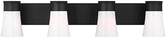Scott Living DJV1084MBK Roy Extra Large Vanity Midnight Black