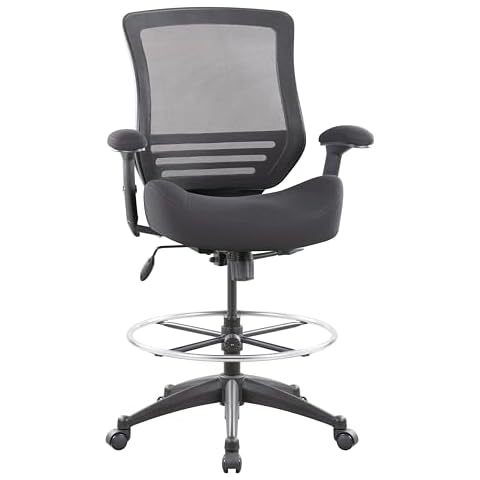 BOLISS Ergonomic Drafting Chair with Adjustable Foot Ring Cover