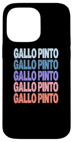Funny Modern Repeated Text Design Gallo Pinto �X�}�z�P�[�X iPhone 14 Pro Max �p