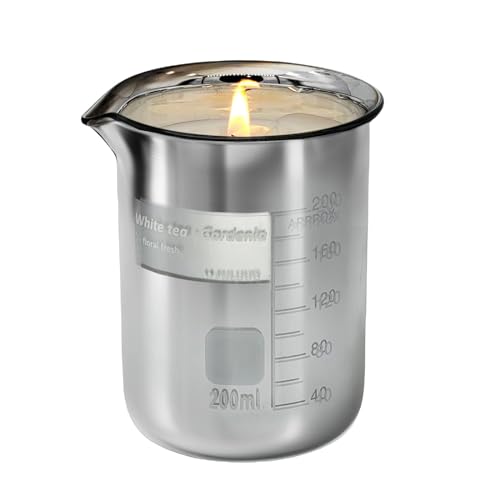 FULUUU Gardenia Scented Candles for Home - Natural Soy Candles | Christmas Gifts for Women Men | 7oz 40 Hours Burn Time | Gifts Under 20 Dollars