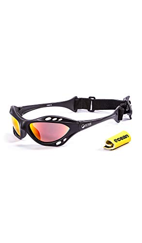 OCEAN SUNGLASSES - Cumbuco - lunettes de soleil polarisÃBlackrolles - Monture : Noir Mat - Verres : Revo Jaune (15001.0)
