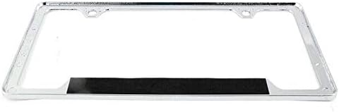 GMC OEM License Plate Frame Holder Chrome w/Black Universal Fit 19330379