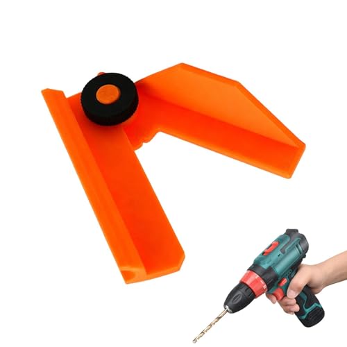 Kit plantilla para agujeros de bolsillo - Abrazaderas Guía de Tornillos Ajustables en Ángulo 0-90° y Antideslizante - Plantilla De Bolsillo Para Tornillos | Para Perforación De Madera Puertas Estantes