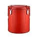 Wiadro Izolacyjne Ze Stali Nierdzewnej, Dużej Pojemności Stoiska Handlowego Wiadro Herbaty Czerwone, Do Spotkań Rodzinnych Urny Na Ciepłą Wodę, 30L