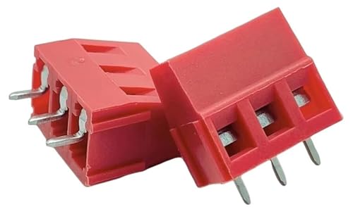 Terminal de tornillo KF128 3 pines paso 5mm para empalme y conexión de cableado eléctrico en PCB