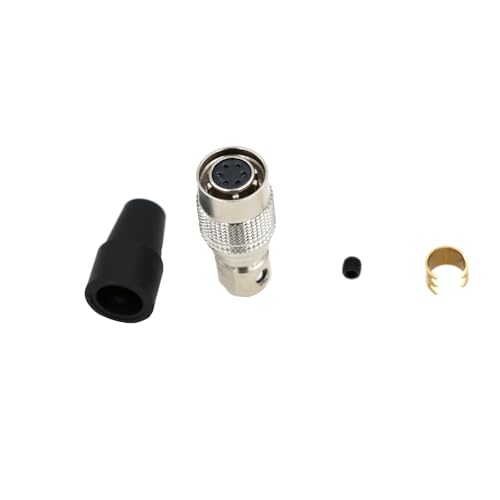Hirose HR10A conector circular macho/hembra 6 pines miniatura 1