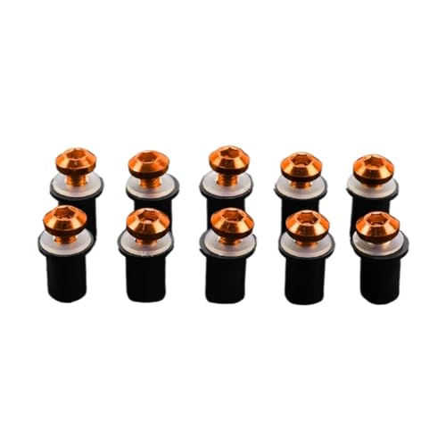 Fixations pare-brise moto M5 robustes avec écrou et rondelle pour carénage Hayabusa et GSX 1400